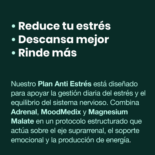 Plan Salud 365. Anti Estrés